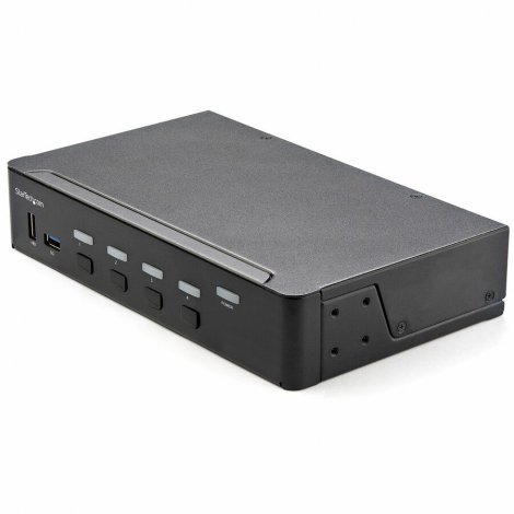 Startech SV431HU34K6 | 4-Port 4K 60Hz UHD HDR HDMI KVM Switch with 2-Port USB 3.0 Hub and 4 x USB 2.0 HID