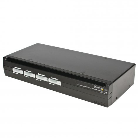 Startech SV431UADVI | 4-Ports DVI USB KVM Switch with Audio and USB 2 Hub