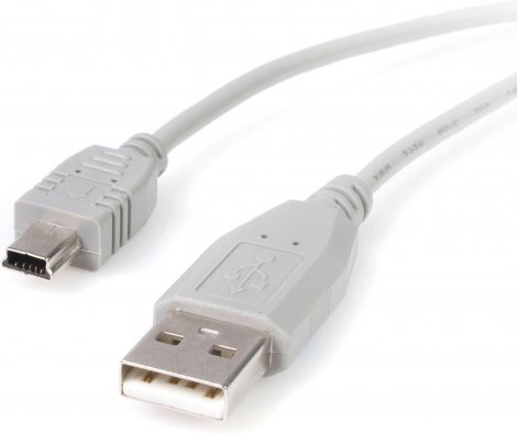 Startech USB2HABM1 | 1ft USB to Mini B USB 2.0 Cable