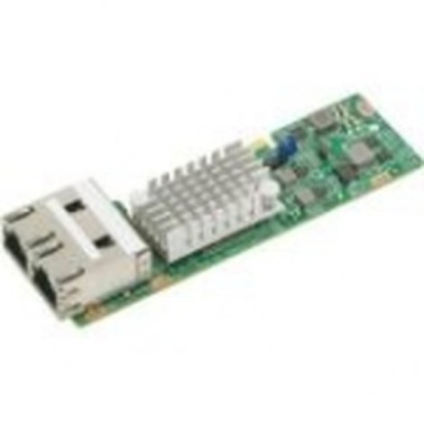 Supermicro AOC-CTGS-I2T | Intel X550 Dual-Ports 10Gbps 10GBase-T PCI Express 3 x4 Gigabit Ethernet MicroLP Network Adapter