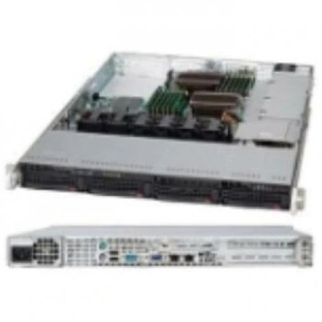 Supermicro CSE-815TQ-563UB | Rack Rack-Mountable 2x USB & Db9 Com Port Tray Power Supply 560 Watt -Bl