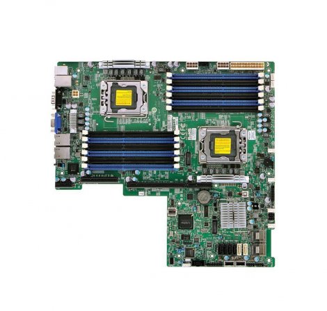 Supermicro MB-X9DBUIF | Dual Socket B2 LGA 1356 Xeon E5-2400 V2 Processor Intel C602 Chipset DDR3 12x DIMM 8x SATA Server System Board (Motherboard)