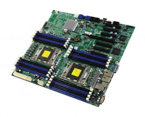 Supermicro MBX9DRHIVI | X9DRH-iF Intel Xeon E5-2600 and E5-2600 V2 Series Processors C602 Chipset Socket LGA2011 Extended-ATX System Board (Motherboard)
