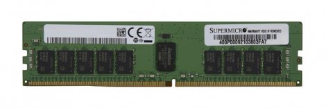 Supermicro MEM-DR416L-CV03-EU32 | 16GB PC4-25600 DDR4-3200MHz Registered ECC CL22 288-Pin DIMM 1.2V Single Rank Memory Module