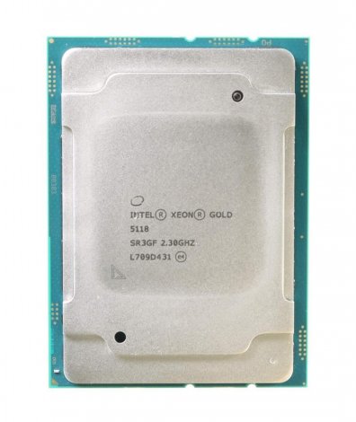 Supermicro P4X-SKL5118-SR3GF | 2.30GHz 10.40GT/s UPI 16.5MB L3 Cache Socket LGA3647 Intel Xeon Gold 5118 12-Core Processor