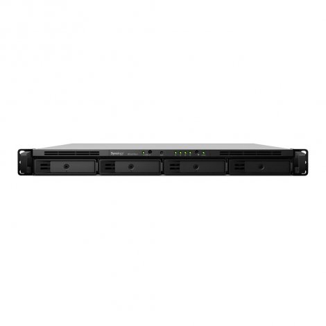 Synology RS1619XS+/32T/4X8TB | RackStation RS1619xs+ Intel Xeon D D-1527 8 GB DDR4 RAM 32 TB HDD 1U Rack NAS Black