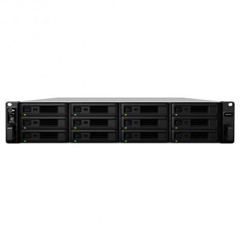 Synology RS3618XS/192TB-HAT5300 | RackStation RS3618xs Intel Xeon D D-1521 8GB DDR4 RAM 192 TB HDD 2U Rack NAS Black