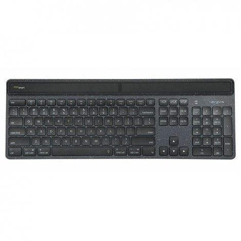 Targus AKB868US | Sustainable Energy Harvesting EcoSmart Keyboard Black
