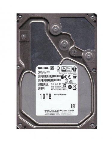 Toshiba HDETV10GZA51F | 10TB 7200RPM SATA 6Gbps 3.5-inch Internal Hard Drive