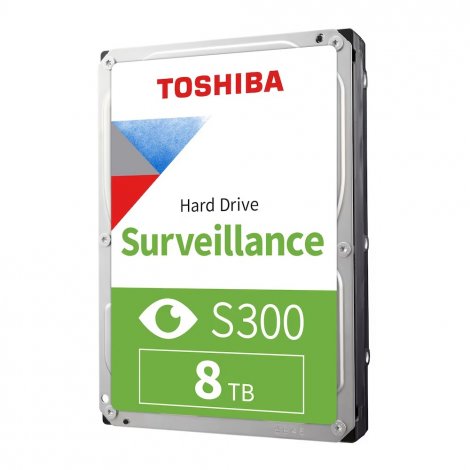 Toshiba HDETV11ZSA51F | S300 Surveillance 8TB 5400RPM SATA 6Gbps 3.5-inch Hard Drive