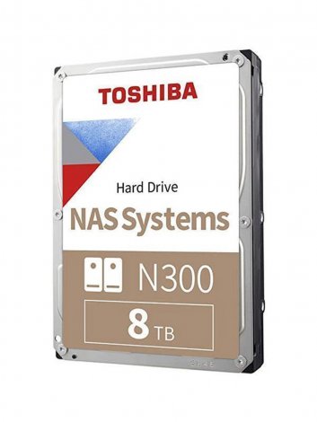 Toshiba HDWG180XZSTA | N300 Series 8TB 7200RPM SATA 6Gb/s 256MB Cache 3.5-Inch Hard Drive