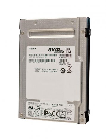 Toshiba KCM6DRUL7T68 | Kioxia CM6-R 7.68TB PCIe NVMe 4.0 x4 U.3 2.5-Inch Solid State Drive (SSD)