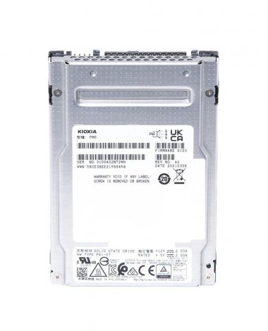 Toshiba KPM6VRUG15T3 | PM6-R Series 15.36TB TLC SAS 24Gb/s Read Intensive 2.5-Inch Solid State Drive (SSD)
