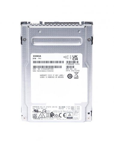 Toshiba KPM6VVUG6T40 | KIOXIA PM6-V Series 6.4TB TLC SAS 24Gbps Mixed Use (SED) 2.5-inch Solid State Drive (SSD)