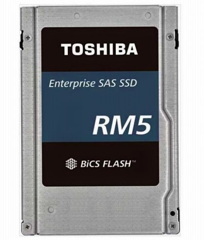 Toshiba KRM5VRUG7T68 | RM5 Series 7.68TB TLC SAS 12Gbps BICS Read Intensive 2.5-inch Solid State Drive (SSD)