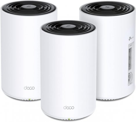 TP-Link Deco PX50(3-pack) | AX5400 IEEE 802.11ax Dual-Band 4804 Mbps 4 x Int Antennas Whole Home Mesh Wi-Fi 6 System 3 Pack