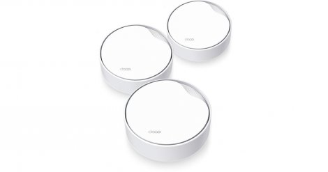 TP-Link Deco X50-PoE(3-pack) | AX3000 IEEE 802.11ax Dual-Band 2402Mbps 4x Internal Antennas Whole Home Mesh Wi-Fi 6 System with PoE