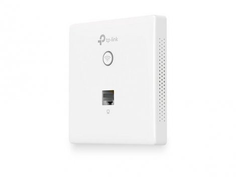 TP-Link EAP115-WALL | 300Mb/s IEEE 802.11n/g/b 2.4GHz 1 x Port PoE 10/100Base-T + 1 x Port RJ-45 2 x Antennas Wall-Plate Access Point