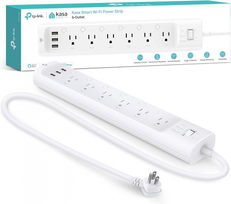 TP-Link HS300 | Kasa 6-Outlets Smart Wi-Fi Power Strip