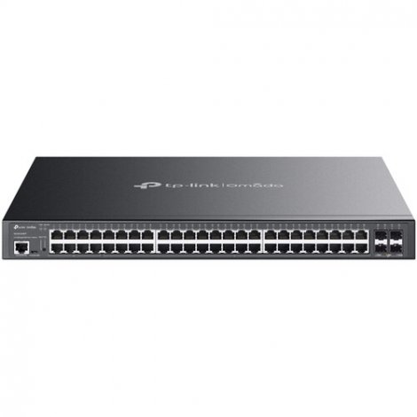 TP-Link SG3452XMPP | 40 x Ports PoE+ 1000Base-T + 8 x Ports PoE++ 1000Base-T + 4 x Ports 10GbE Ethernet SFP+ Rack-mountable L3 Managed Network Switch