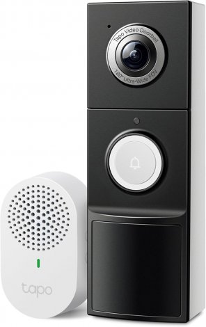 TP-Link Tapo D225 | Tapo IEEE 802.11n 2.4GHz Wi-Fi 2K 4MP QHD Video Doorbell Camera