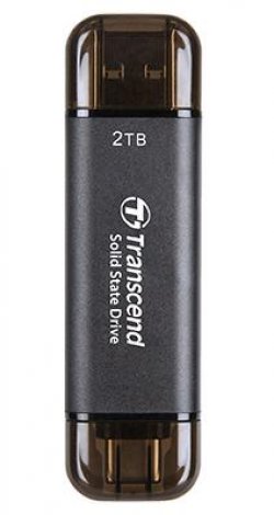 Transcend TS2TESD310C | 2TB External Solid State Drive (SSD) (Black)