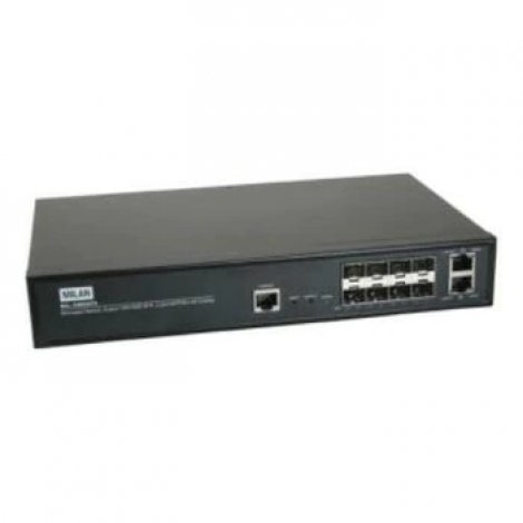 Transition Networks MIL-SM8DPA-NA | Transition 8-Ports 100/1000 Dual Speed SFP Managed Switch