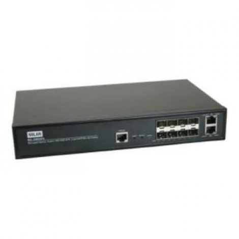 Transition Networks MIL-SM8DPA | Transition 8-Ports 100/1000 Dual Speed SFP Managed Switch