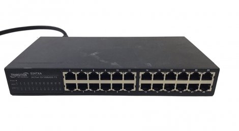 Transition Networks S24TXA | 24-Ports 24 x RJ-45 10/100Base-TX Desktop Rack-mountable Compact Fast Ethernet Switch