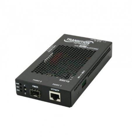 Transition Networks S6010-1011 | Transition S6010-Series 2-Port Copper Fiber Network Interface Media Converter