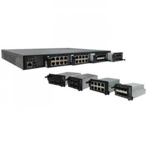 Transition Networks SISGM-CHAS-L2 | Modular Rack Mount Hardened Layer 2 Switch