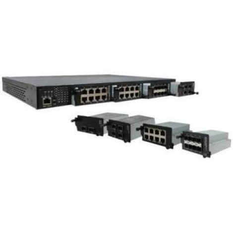 Transition Networks SISGM-CHAS-L3 | Modular Rack Mount Hardened Layer 3 Switch