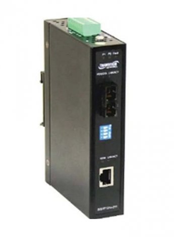 Transition Networks SISTG1014-211-LRT | Transition 1-Port RJ-45 Network 1 x SC Network 10/100/1000Base-T 1000Base-LX Rail-mountable Media Converter