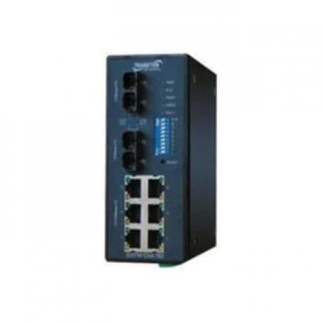 Transition Networks SISTM1011-162-LRT | Transition Hitemp 10/100 Indust Swch 6 10/100 Rj45 Mm (st)