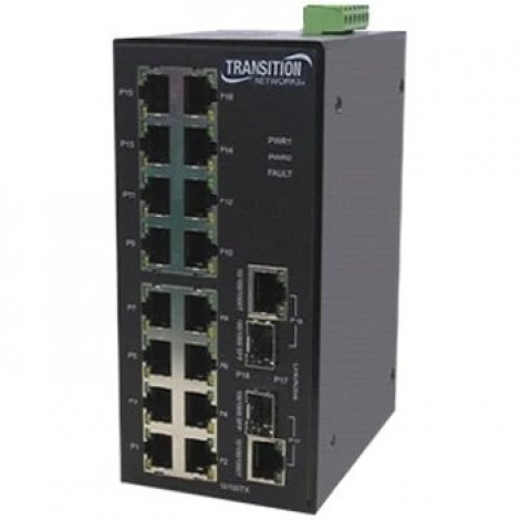 Transition Networks SISTM1040-262D-LRT | Transition 16-Ports 10/100Base-TX Managed Switch