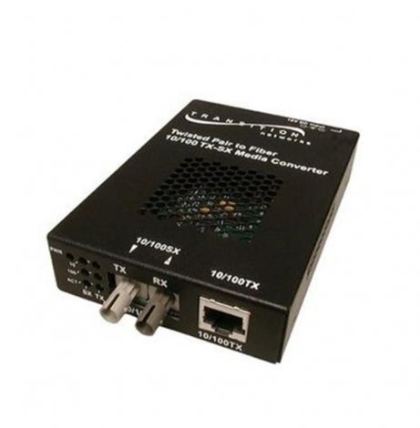 Transition Networks SSEFE1012-100 | Transition 1-Port 100Base-TX to 10Base-FL or 100Base-FX Media Converter