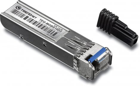 Trendnet TEG-MGBS20D5 | 1.25Gbps Single Mode Fiber 1510nm 20KM SFP Transceiver Module (Version v2.0R)