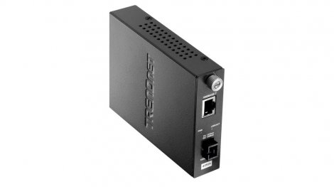 Trendnet TFC-1000S40D5 | Intelligent 1000Base-T to 1000Base-LX Dual Wavelength Single Mode 40km SC Fiber Converter (Version C1.1R)