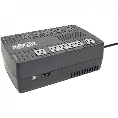 Tripp Lite AVR750U | 750VA 450W LineInteractive UPS 12 NEMA 515R Outlets AVR 120V 50/60 Hz USB Desktop/Wall Mount