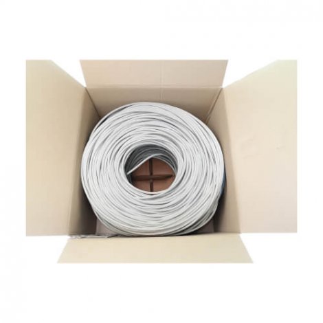 Tripp Lite N223-01K-WH | 1000ft Cat6a 10G Solid Core UTP Bulk Ethernet Cable White