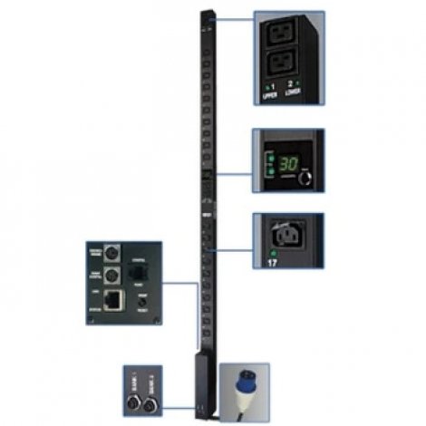 Tripp Lite PDUMV32HVNET | Switched Metered 24-Outlets PDU 24 Zero U Vertical Rackmount