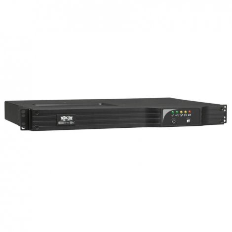 Tripp Lite SMART750RM1U | SmartPro 120V 750VA 600W LineInteractive Sine Wave UPS 1U Rack/Vertical Network Management Card Options USB DB9 Serial