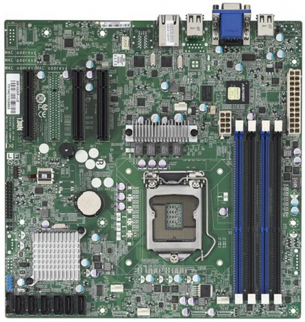 Tyan S5510GM3NR | S5510 Socket LGA1155 Intel C202 Chipset Micro-ATX Server System System Board (Motherboard)