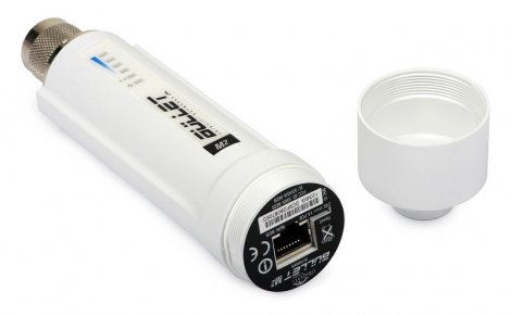 Ubiquiti BULLETM2-HPUS | Bullet M BM2HP IEEE 802.11n 100Mbit/s 2.4GHz 1 x RJ-45 Port Wireless Bridge