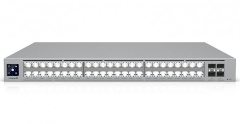 Ubiquiti ECS-48-PoE (2150W) | Enterprise Campus 32 x Ports PoE+++ 10GbE RJ45 16 x Ports PoE+++ 2.5GbE 4 x Ports SFP28 L3 1U Rackmountable Network Switch