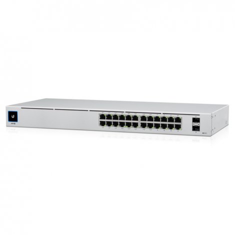 Ubiquiti USW-24-POE (95W) | USW-24-POE 24-Port Layer 2 PoE Switch with a Fanless Cooling System