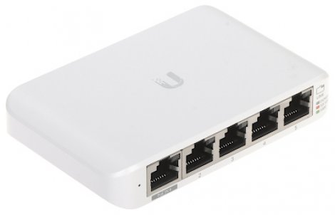 Ubiquiti USW-Flex-2.5G-5 | Flex Mini 4 x Ports 2.5GBase-T + 1 x Ports 2.5GbE PoE Network Switch with USB-C Adapter