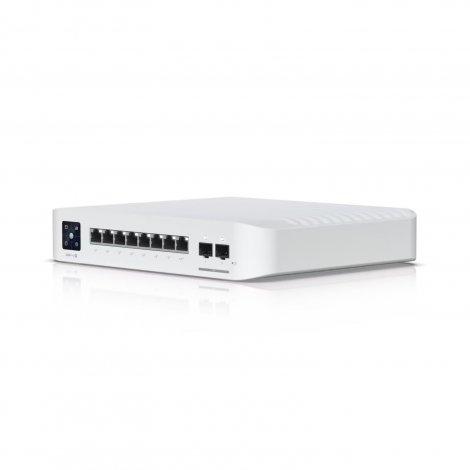 Ubiquiti USW-Pro-8-PoE (120W) | Pro 8 PoE 6 x Ports PoE+ RJ-45 2 x Ports PoE++ RJ-45 + 2 x Ports 10GbE SFP+ Layer 3 Network Switch
