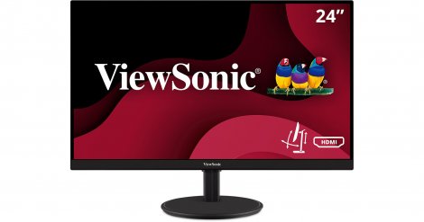 Viewsonic VA2447-MHJ | 23.8-inch 1920 x 1080 75Hz Adaptive-Sync MVA Monitor with Dual 2W Speakers