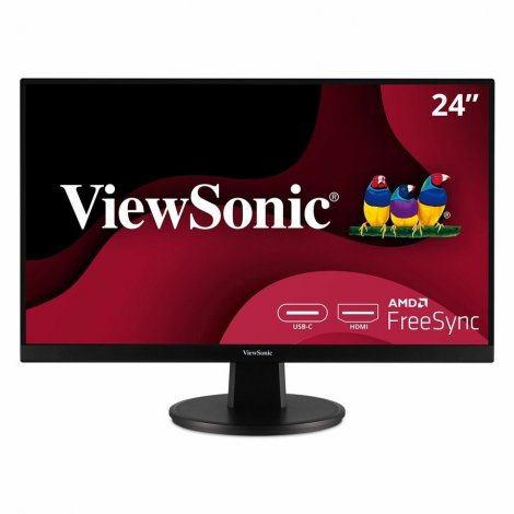 Viewsonic VA2447-MHU | 24-Inch Full HD 1080p USB Type-C Monitor with Ultra-Thin Bezel